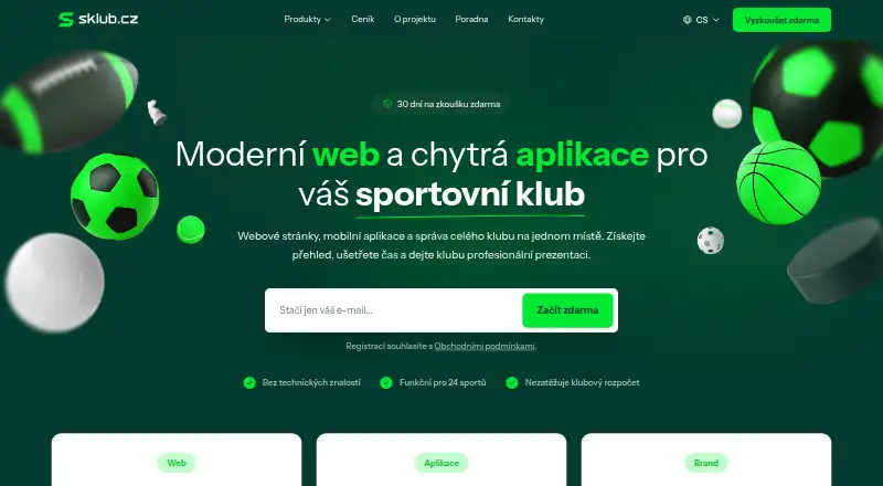 Sklub's website