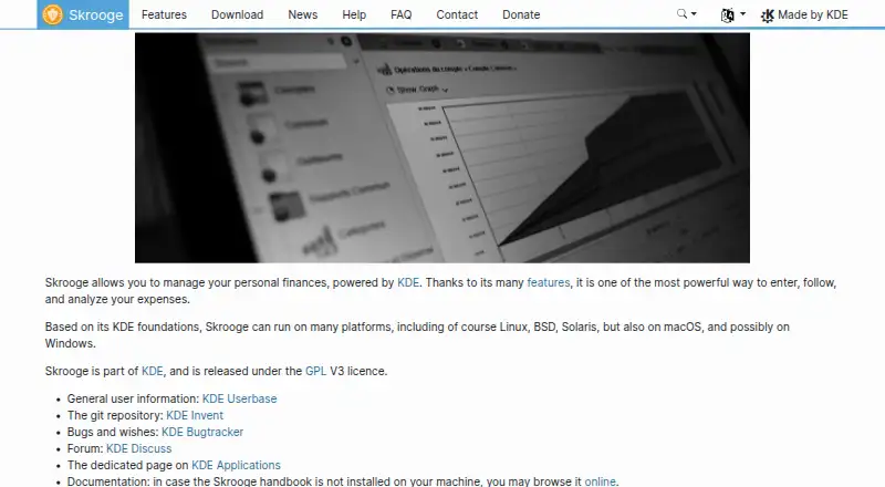 The Skrooge homepage