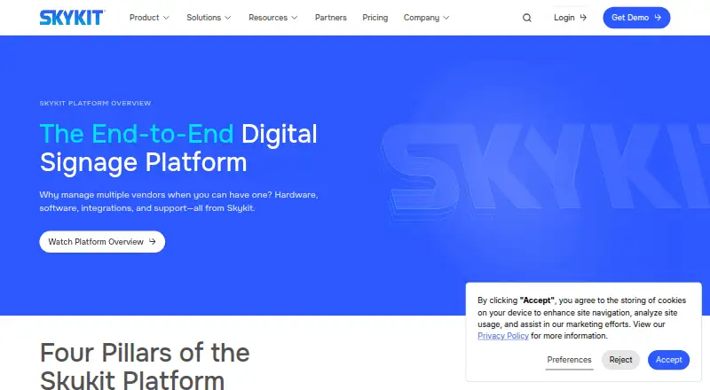 Skykit's website