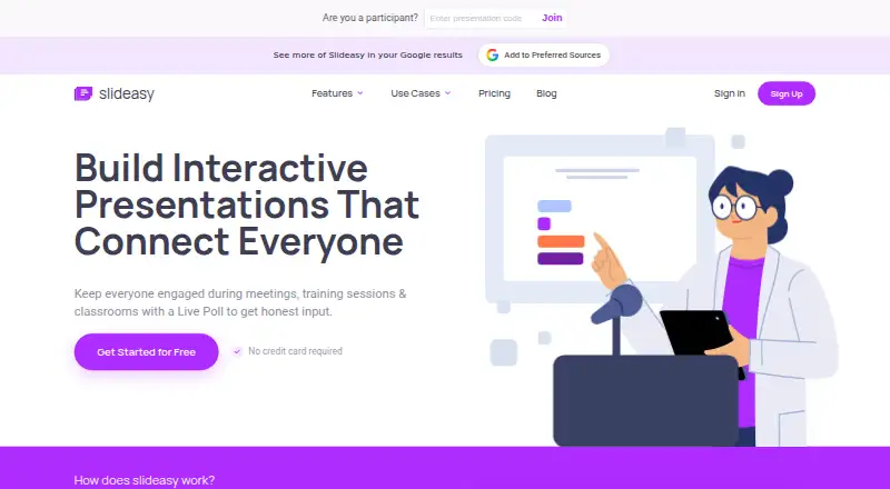 Slideasy's website