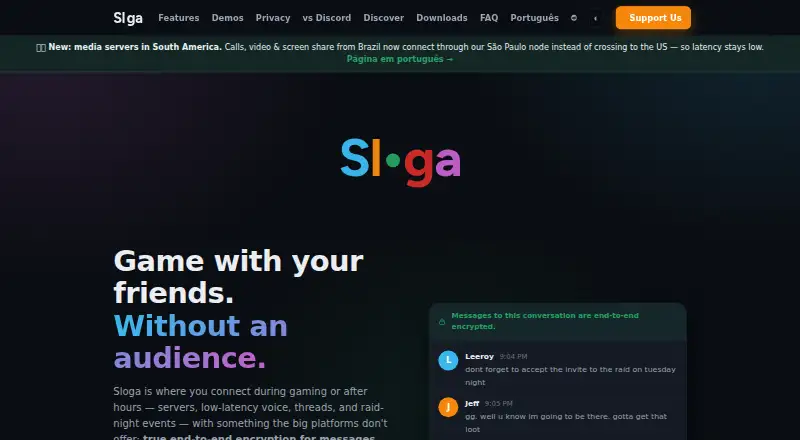 Sloga's website