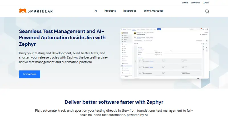Zephyr's website