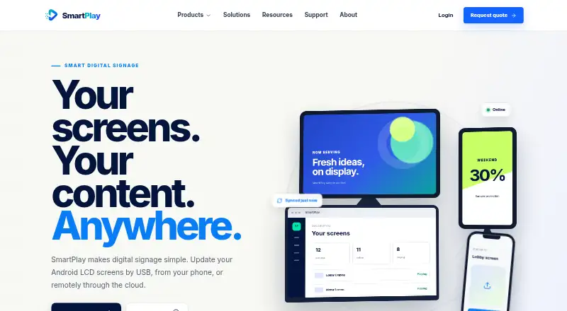 SmartPlay's website
