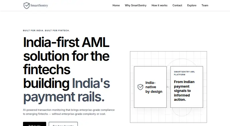 SmartSentry's website