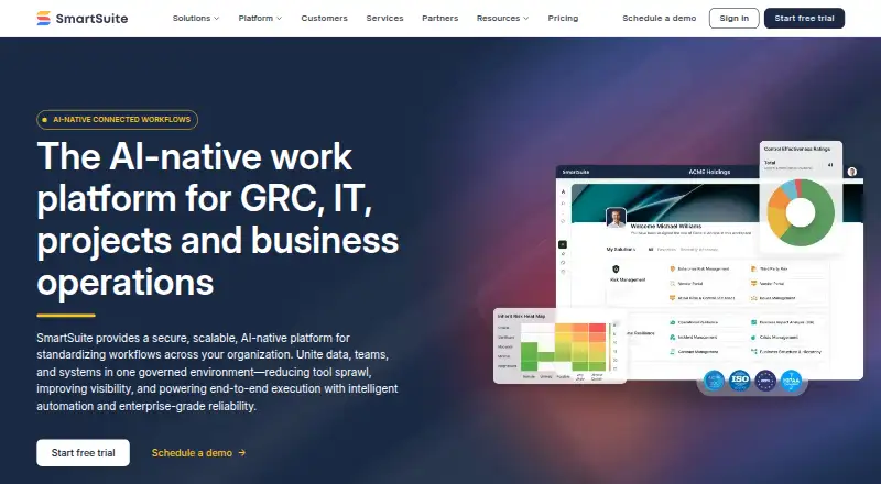 SmartSuite Customer Success's website