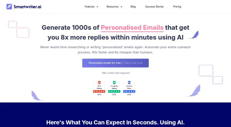 The SmartWriter homepage
