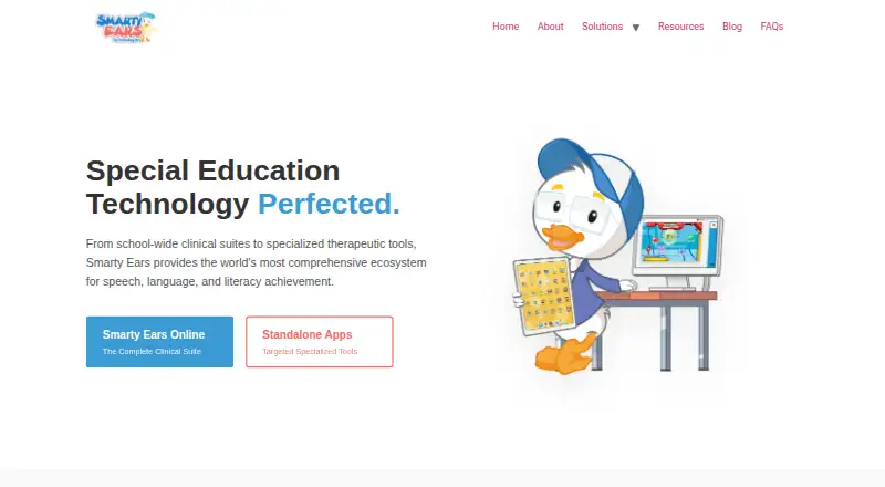 Smarty Ears Online's website