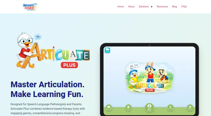 Articulate Plus's website