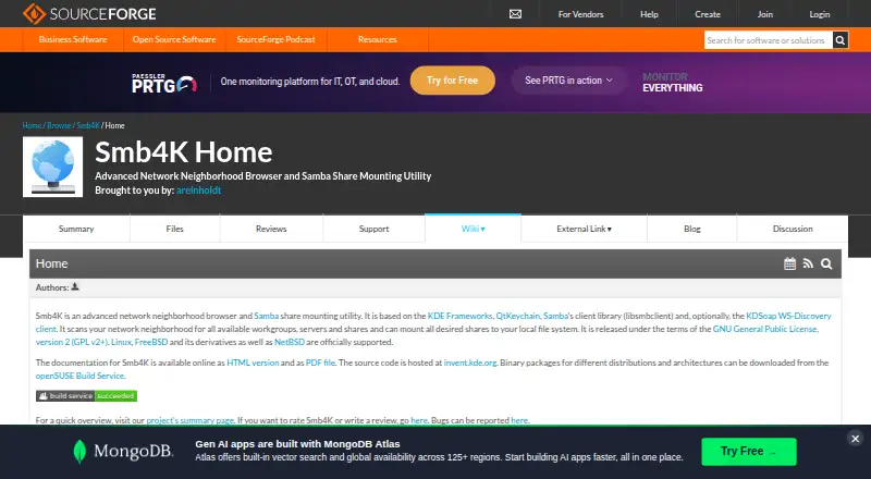 The Smb4K homepage