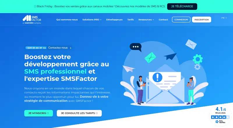 The SMSFactor API homepage