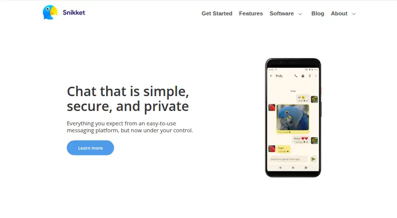 Snikket's website