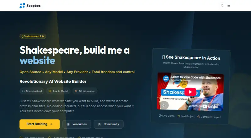 Shakespeare's website