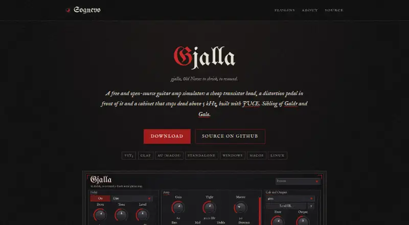 Gjalla's website