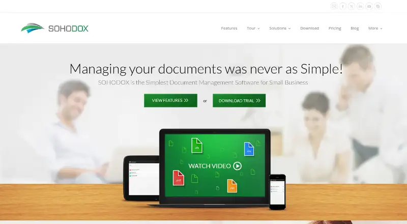 The SOHODOX homepage