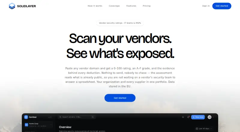 SolidLayer's website