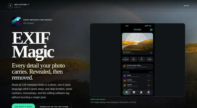 EXIF Magic's website