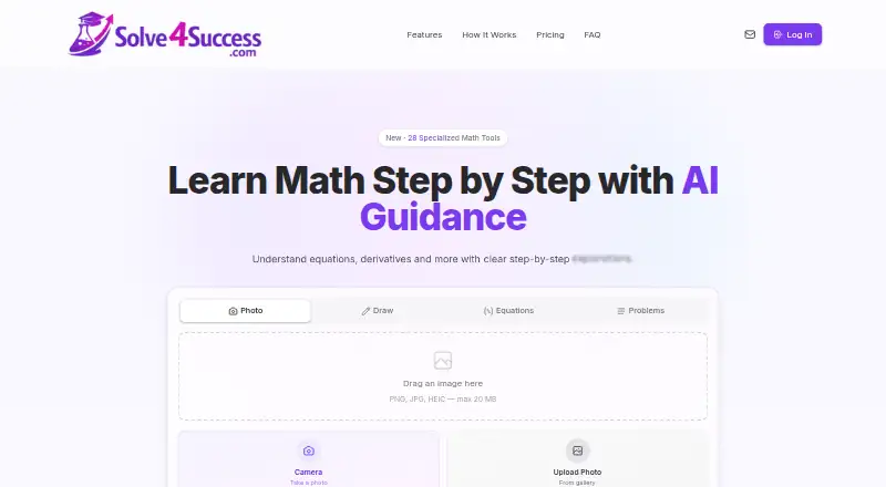 The Solve4Success homepage