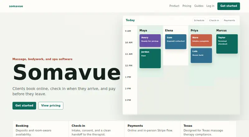 Somavue's website