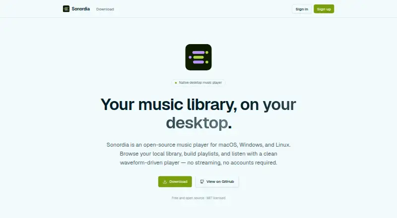 Sonordia's website