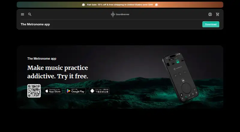 The Metronome by Soundbrenner's website