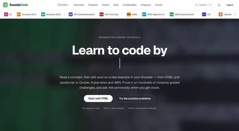 SoundsCode's website