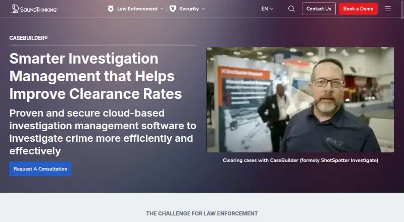 The CaseBuilder homepage