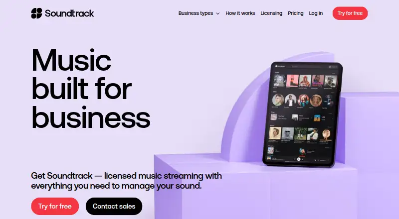 Soundtrack Your Brand's website