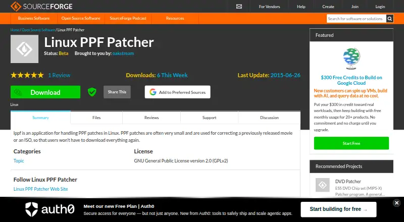 The Linux PPF Patcher homepage