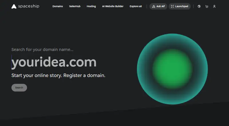 Spaceship's website