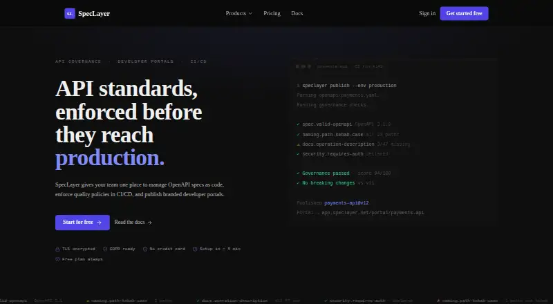 SpecLayer's website
