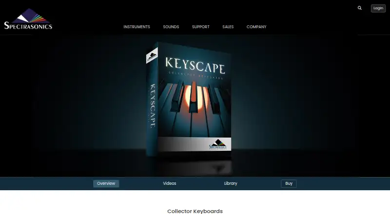 Keyscape's website
