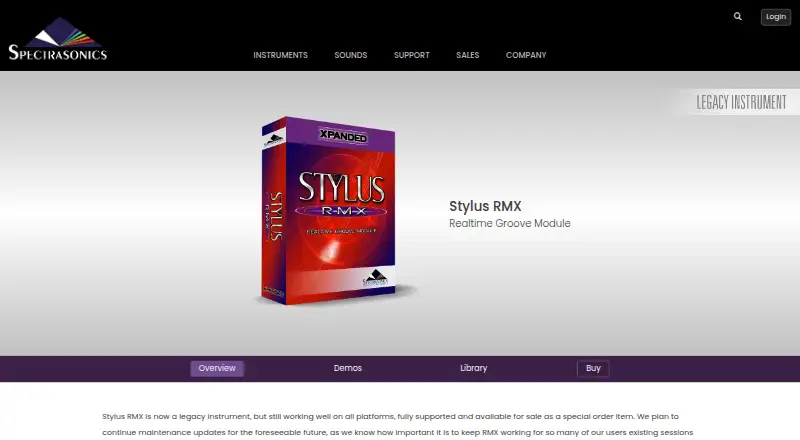 Stylus RMX's website