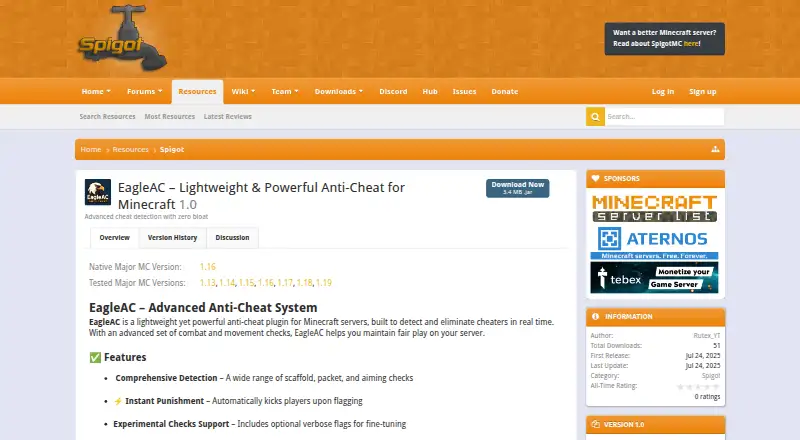 EagleAC's website