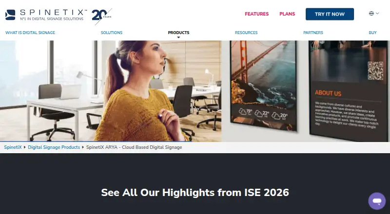 SpinetiX ARYA's website