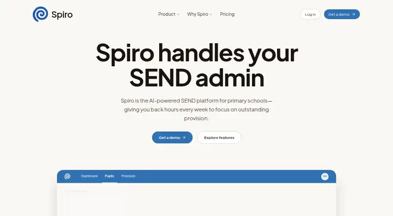 Spiro's website