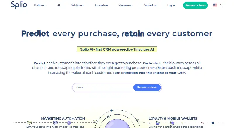 Splio's website