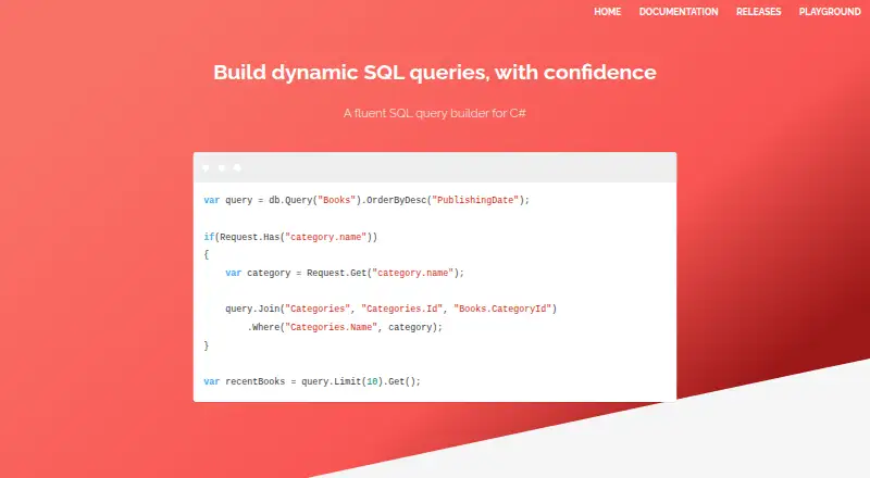 SqlKata's website