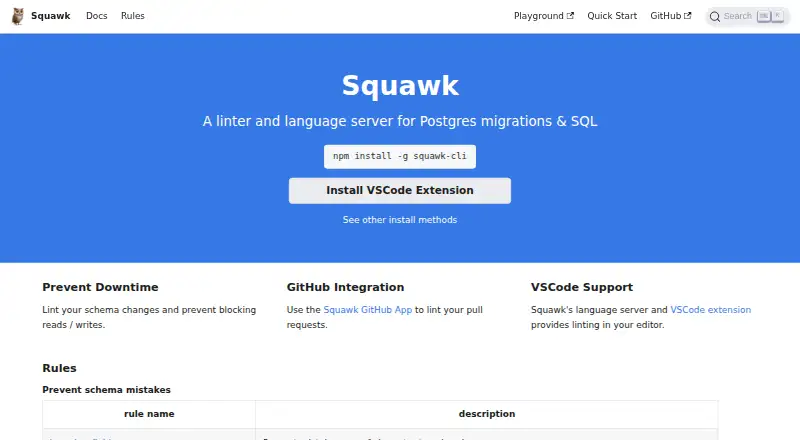 Squawk's website