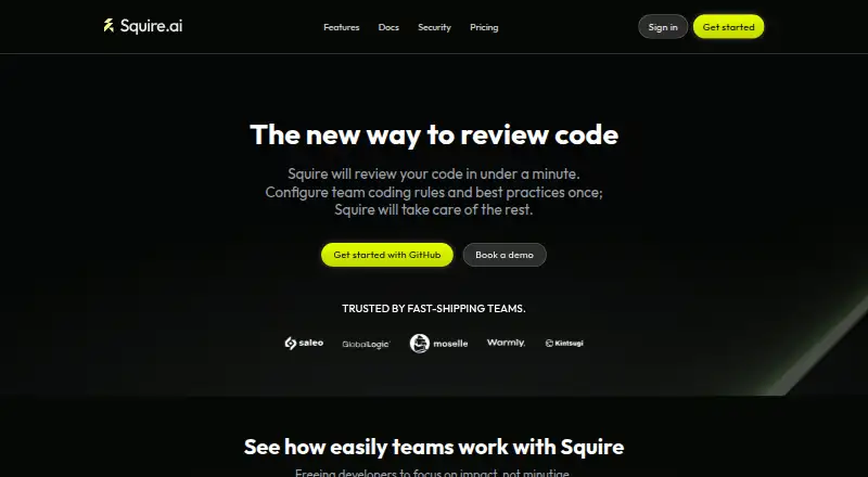 The Squire homepage