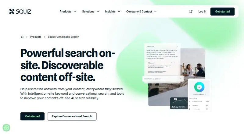 Squiz Funnelback Search's website