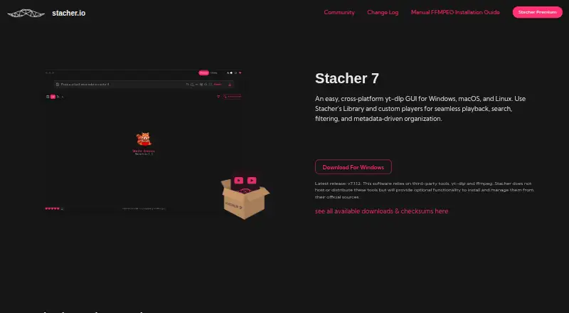 Stacher's website
