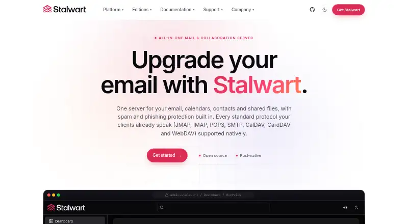 Stalwart Mail Server's website