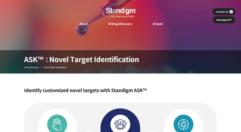 Standigm ASK's website