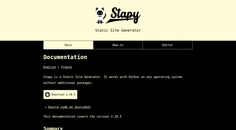 Stapy's website