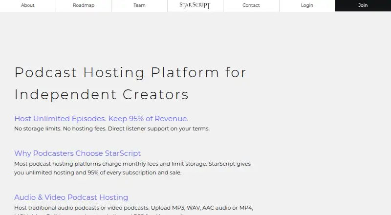 StarScript's website