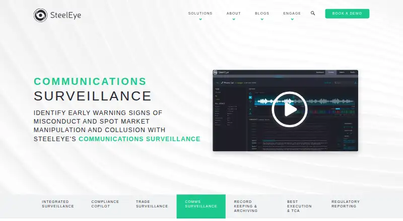 SteelEye Communications Surveillance's website