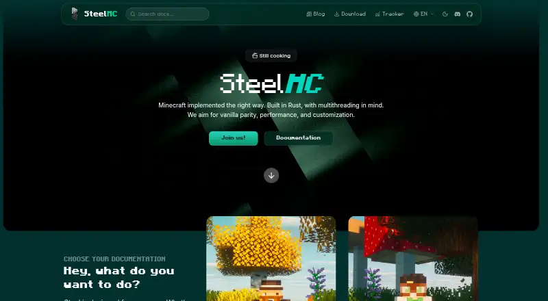 SteelMC's website