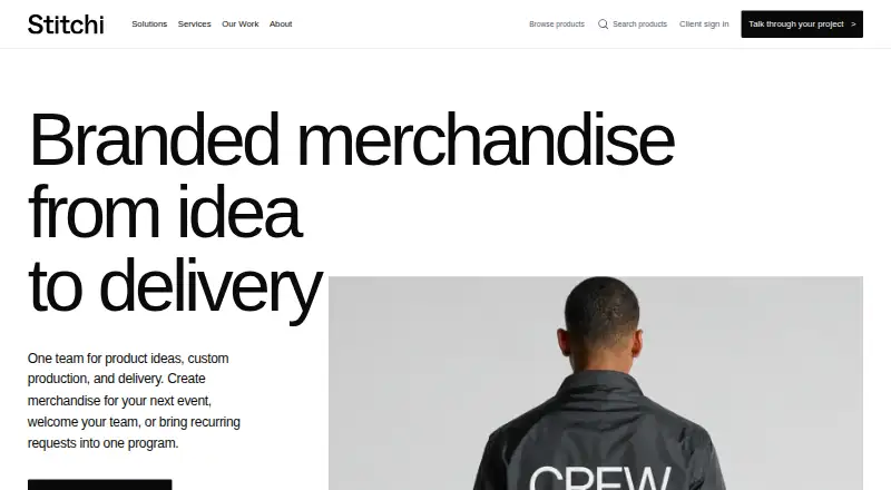 Stitchi's website