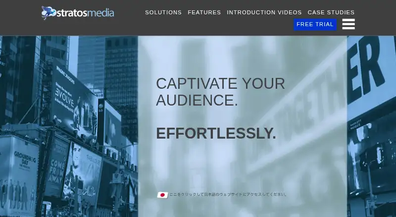 StratosMedia's website