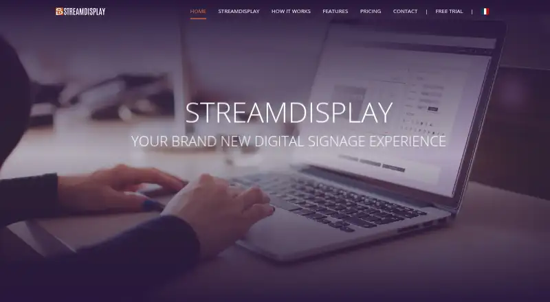 StreamDisplay's website